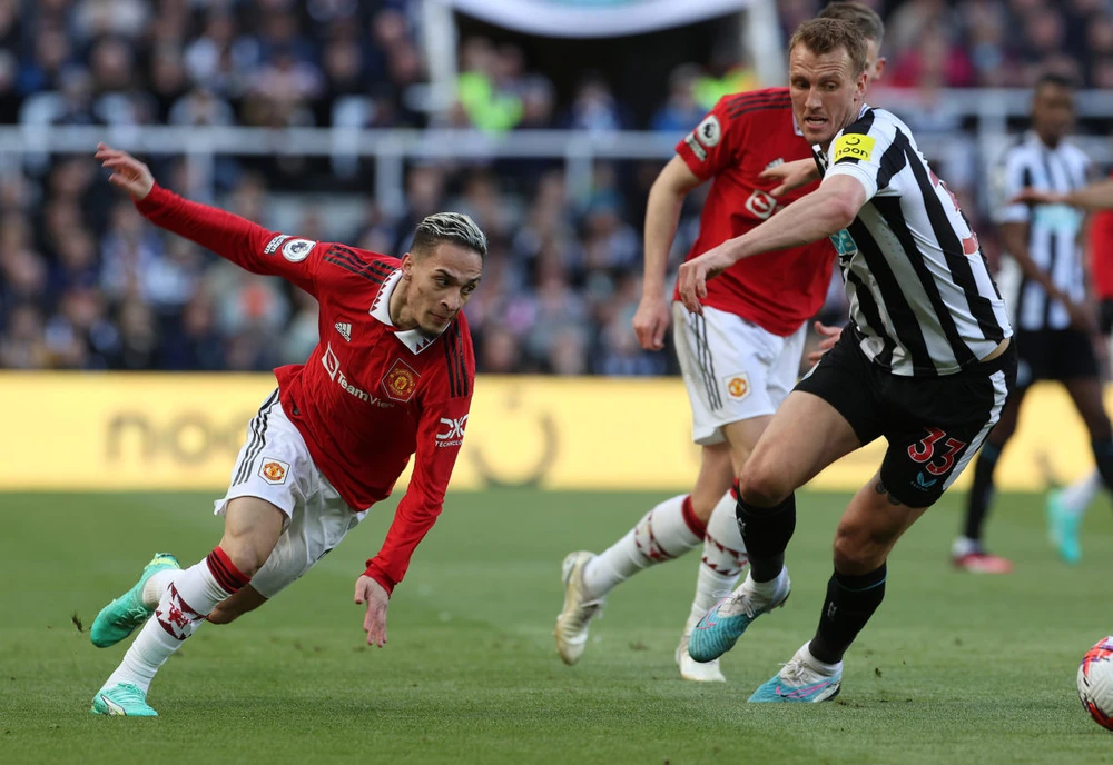 Man United và Newcastle đang chạy đua ráo riết cho mục tiêu tốp 4. Ảnh: GETTY.