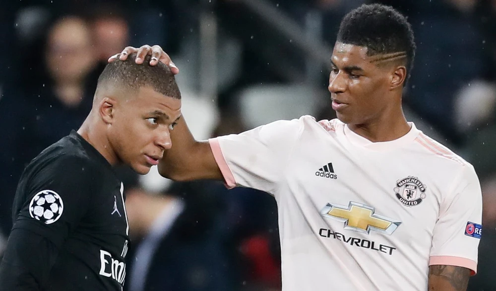 Mbappe đá cặp với Rashford trên hàng công Man United là một viễn cảnh tuyệt vời. Ảnh: GETTY.