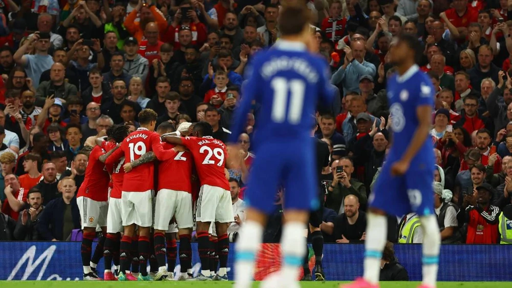 Man United đã giành quyền chơi Champions League mùa tới, sau khi vùi dập Chelsea 4-1 vào rạng sáng 26-5. Ảnh: GETTY.