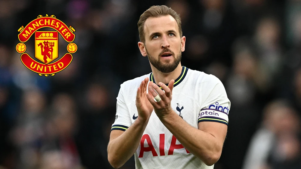 Nếu không thể ở lại Tottenham, tiền đạo Harry Kane sẽ đầu quân cho Man United. Ảnh: GETTY.