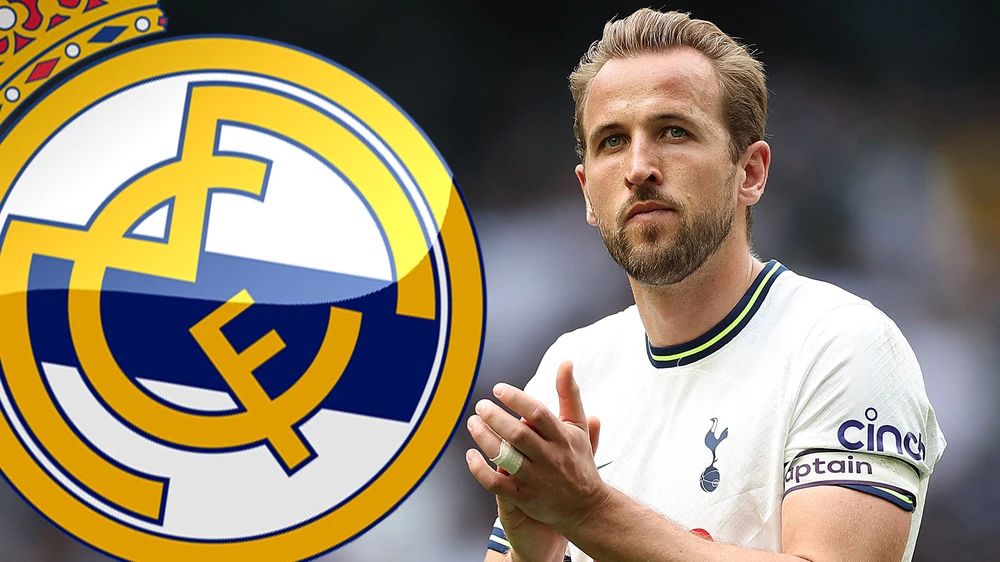 Real Madrid rất muốn có Harry Kane trong đội hình để thay thế Benzema. Ảnh: GETTY.