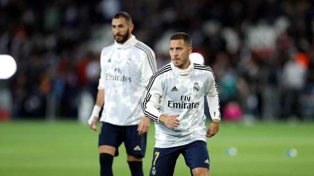 Hazard đã quyết định rời khỏi Real madrid sau bốn năm gắn bó. Ảnh: GETTY.