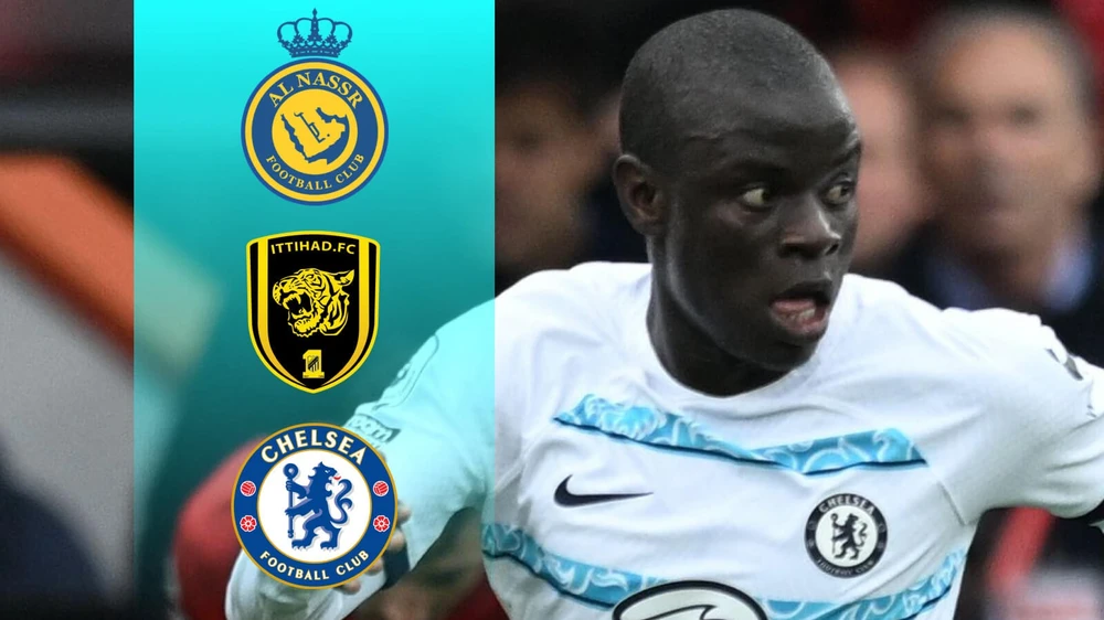 Kante, đồng hương trên tuyển Pháp cùng tiền đạo Benzema cũng gia nhập làng bóng Trung Đông sau nhiều đắn đo với các CLB khác. Ảnh: GETTY.