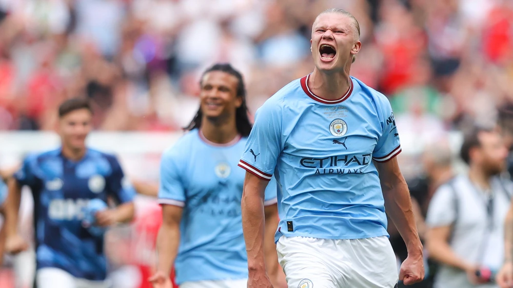 Haaland và đồng đội nằm kèo trên Inter Milan trong trận đấu cuối cùng của Champions League. Ảnh: GETTY.