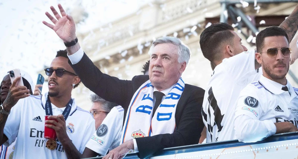 HLV Ancelotti có lợi thế với nhiều học trò của ông ở tuyển Brazil đang chơi cho Real Madrid. Ảnh: GETTY.