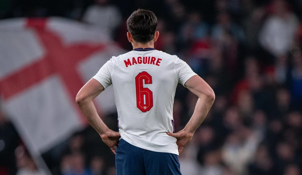Việc ngồi dự bị quá nhiều tại CLB có thể khiến trung vệ Maguire mất suất lên tuyển Anh. Ảnh: GETTY.