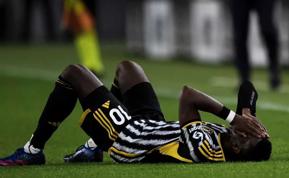 Chấn thương dai dẳng khiến tiền vệ người Pháp không cống hiến gì nhiều cho Juve. Ảnh: GETTY.