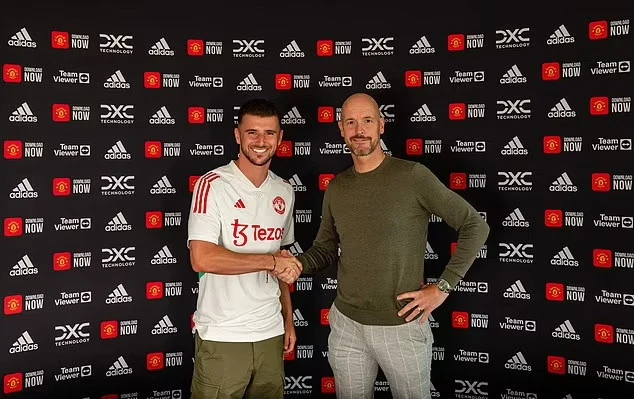 HLV Ten Hag có nhân sự mới Mason Mount với giá 60 triệu bảng. Ảnh: GETTY.