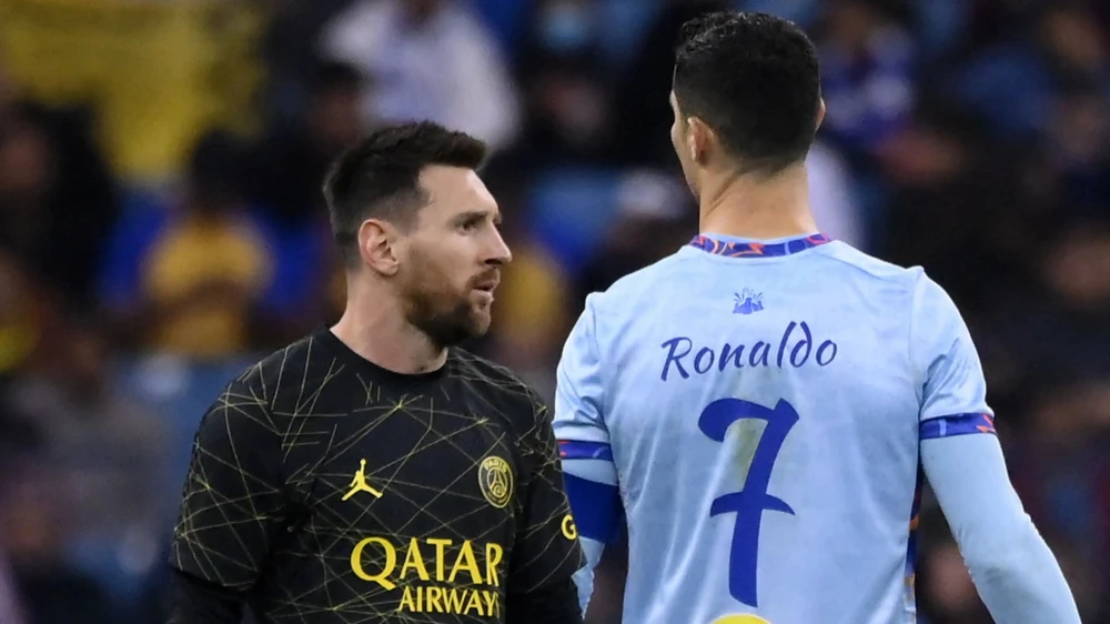 Messi và Ronaldo luôn bày tỏ sự tôn trọng lẫn nhau trước báo giới. Ảnh: GETTY.