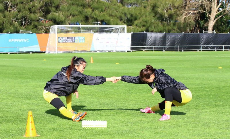 Thủ quân Huỳnh Như và đồng đội hứa chơi hết mình ở vòng chung kết World Cup 2023. Ảnh: VFF.