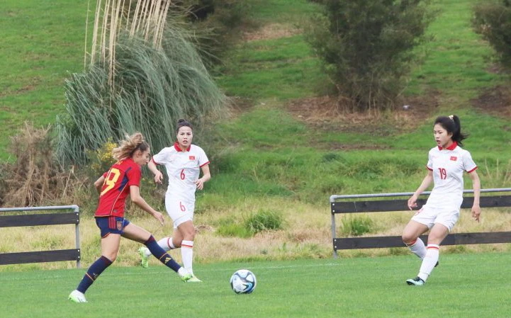 Các cô gái Việt Nam hứa hẹn sẽ chiến đấu hết mình ở trận ra quân World Cup 2023. Ảnh: AN. Các cô gái Việt Nam hứa hẹn sẽ chiến đấu hết mình ở trận ra quân World Cup 2023. Ảnh: AN.