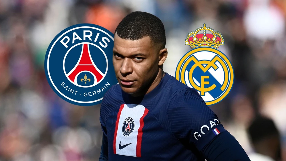 PSG cho rằng Mbappe và Real Madrid "đi đêm" với nhau để hợp tác vào mùa hè năm sau. Ảnh: GETTY.