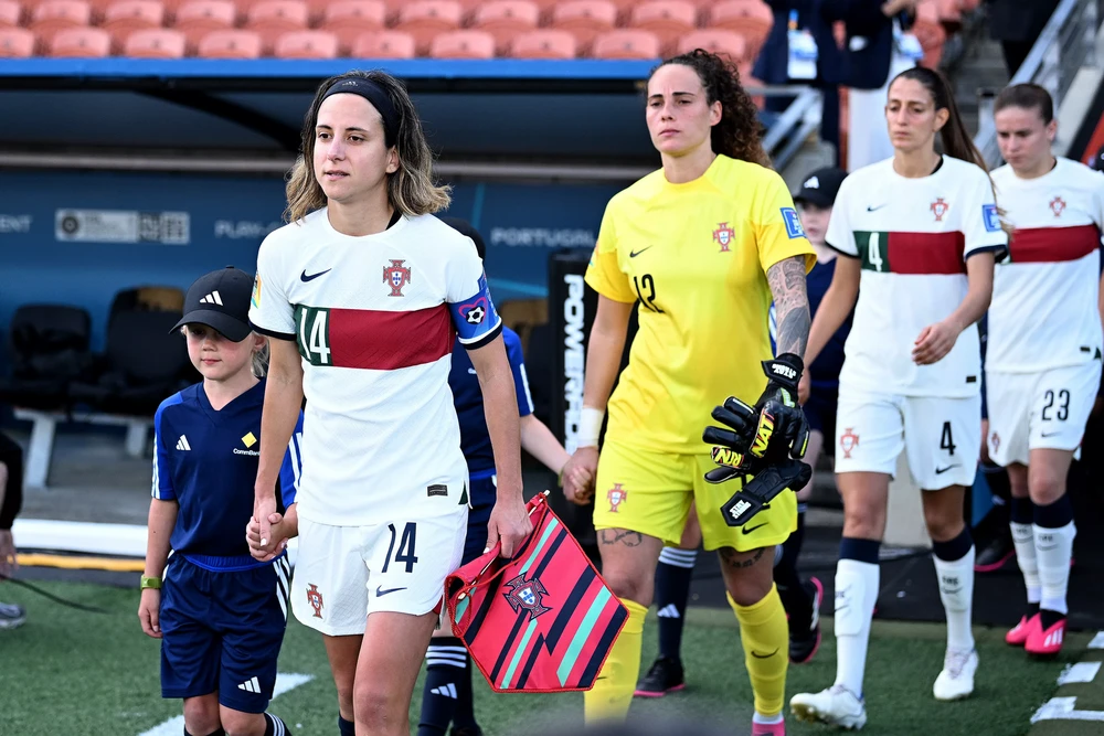 Tuyển nữ Bồ Đào Nha có thứ hạng 21 thế giới, cao hơn đồng nghiệp nữ Việt Nam 11 bậc. Ảnh: AN.