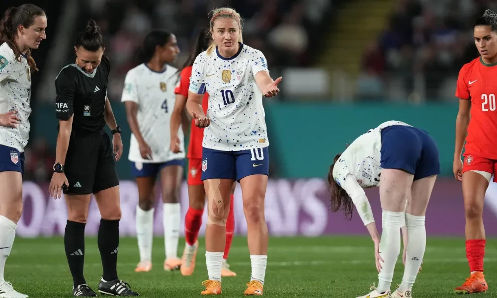 Nhà đương kim vô địch Mỹ đi tiếp với vị trí nhì bảng lần thứ hai trong lịch sử. Ảnh: AN.