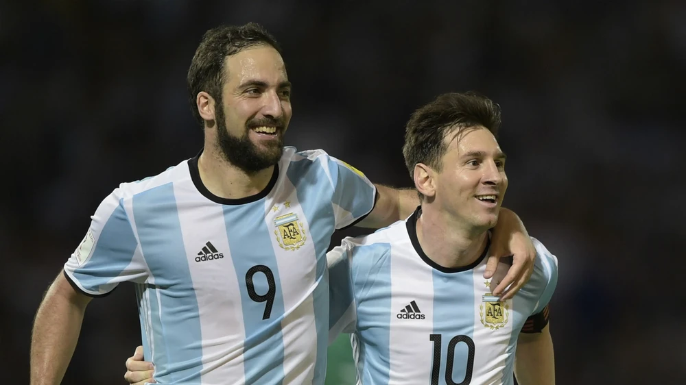 Tiền đạo người Argentina đang theo đuổi kỷ lục của đồng hương Higuain trong màu áo Inter Miami. Ảnh: GETTY.