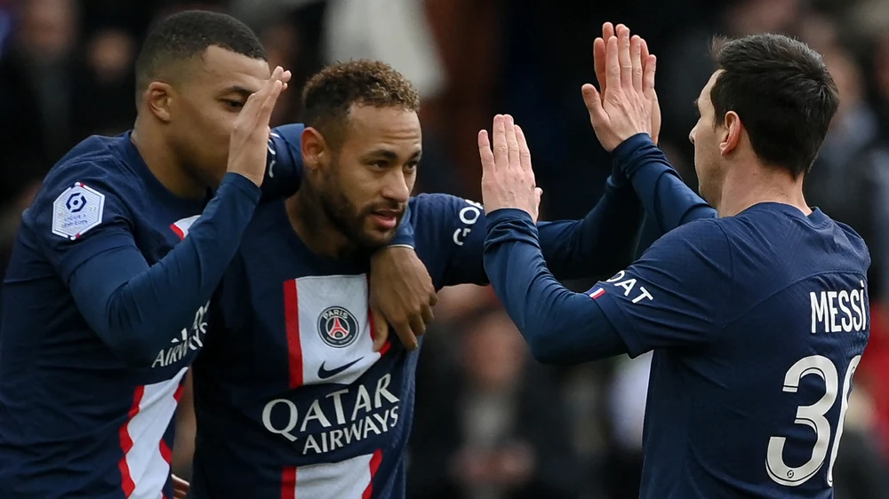 Ba siêu sao của PSG vẫn không đủ sức giúp đội bóng vô địch Champions League. Ảnh: GETTY.