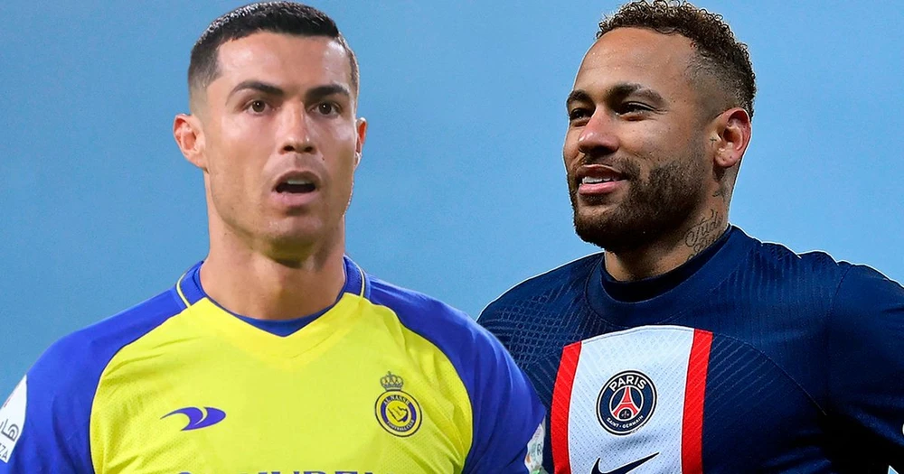 Neymar theo chân Ronaldo gia nhập làng bóng Saudi Arabia. Ảnh: GETTY.