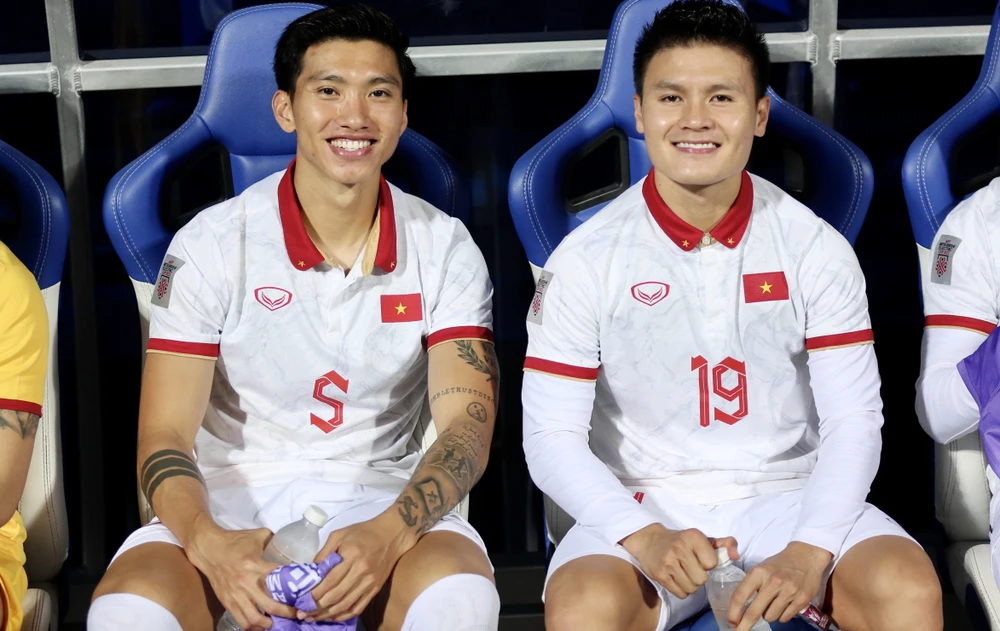 Quang Hải và Văn Hậu góp mặt trên tuyển dịp FIFA Days. Ảnh: ANH HỮU. Quang Hải và Văn Hậu góp mặt trên tuyển dịp FIFA Days. Ảnh: ANH HỮU.