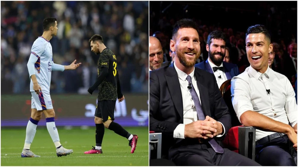 Bất kỳ trong sự kiện nào, Messi và Ronaldo đều trở thành chủ đề bàn tán dữ dội. Ảnh: GETTY.