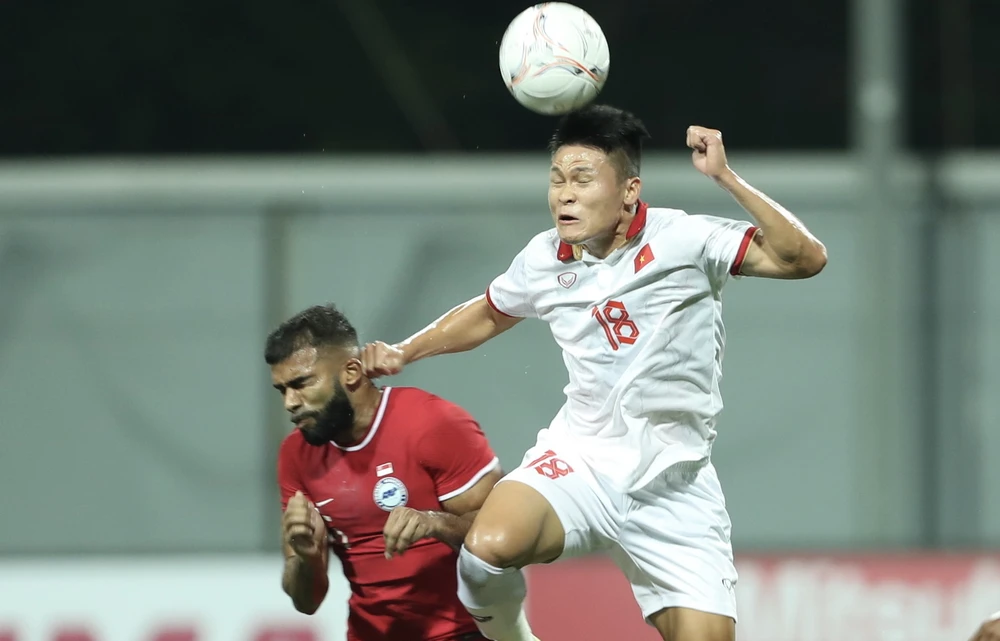 Tiền đạo Tuấn Hải nổi lên từ thời HLV Park Hang-seo và liên tục có mặt trên đội tuyển quốc gia. Ảnh: ANH HỮU. Tiền đạo Tuấn Hải nổi lên từ thời HLV Park Hang-seo và liên tục có mặt trên đội tuyển quốc gia. Ảnh: ANH HỮU.