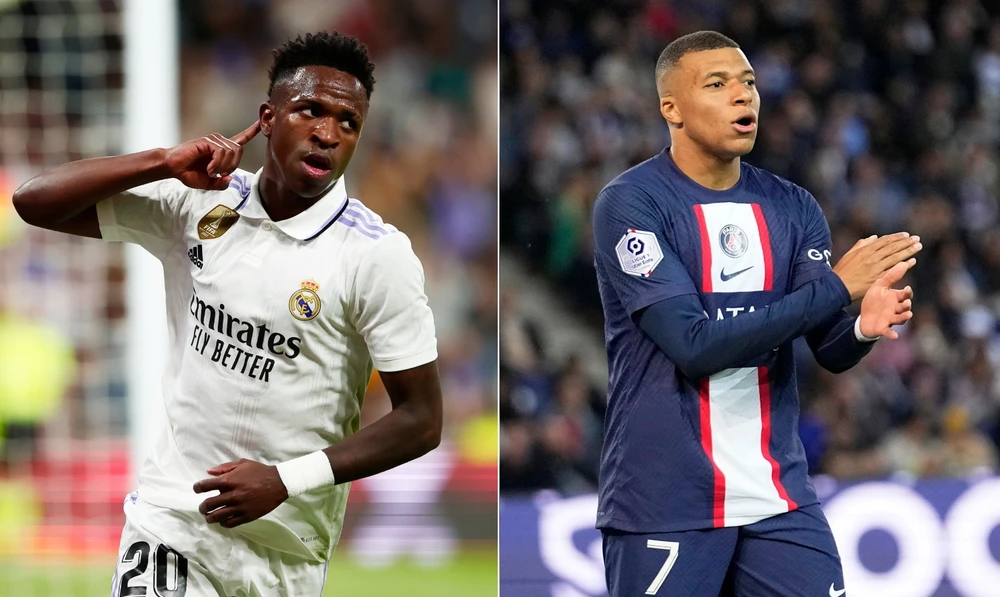 Đội bóng lớn của Tây Ban Nha đang rất muốn có một tiền đạo giỏi như Mbappe thay thế Vinicius bị chấn thương, sau khi Benzema đã chuyển sang Saudi Arabia chơi bóng. Ảnh: GETTY.