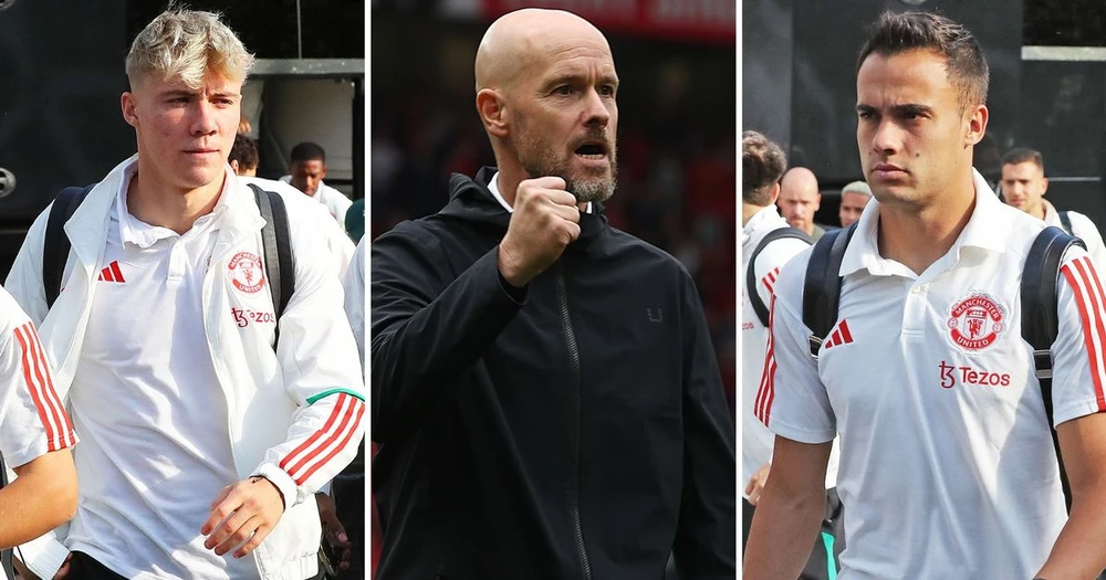 Ông thầy người Hà Lan hy vọng vào sự xuất hiện của các tân binh Hojlund và Reguilon bù đắp những khiếm khuyết cho Quỷ đỏ. Ảnh: GETTY.