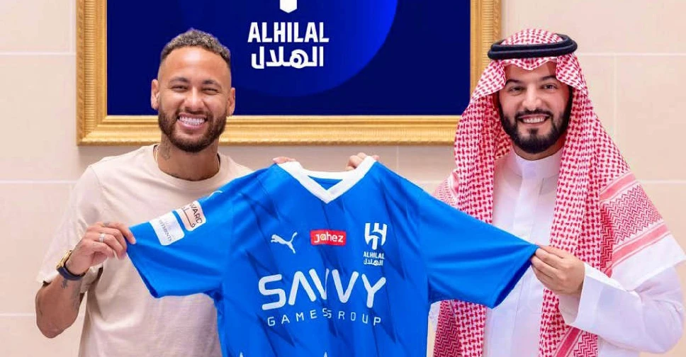 Neymar đã chia tay bóng đá châu Âu về chơi cho Saudi Pro League. Ảnh: GETTY.