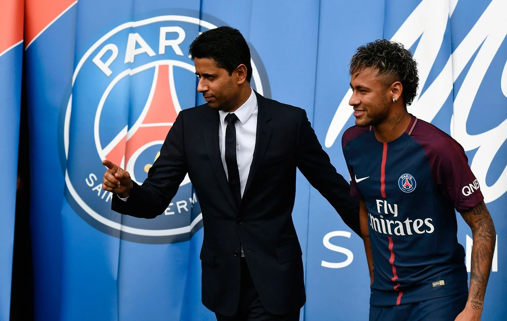 Neymar đến PSG với giá chuyển nhượng kỷ lục và rời đi trong cay đắng. Ảnh: GETTY.
