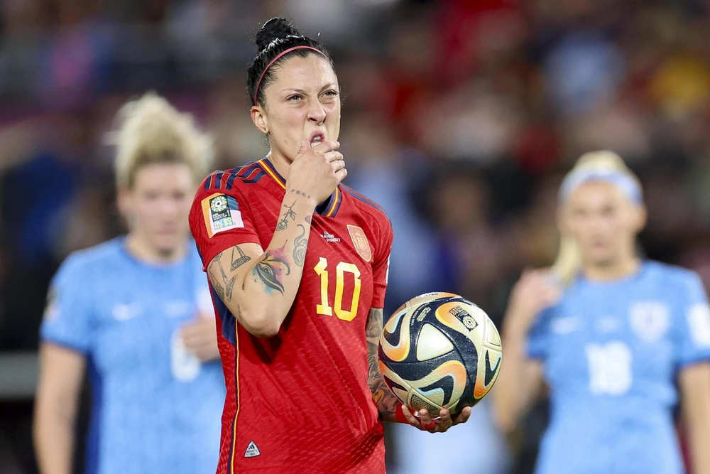 Tiền đạo 33 tuổi Hermoso khẳng định cô không đồng thuận hôn ông Rubiales. Ảnh: GETTY.