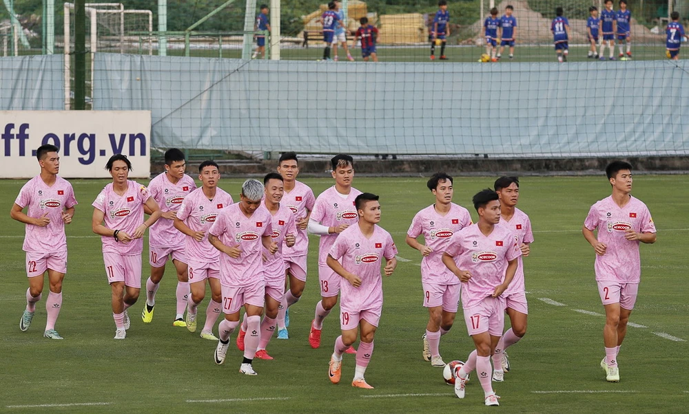 27 tuyển thủ quốc gia thời ông Kim hầu hết là những cái tên cũ từ thời ông Park. Ảnh: VFF.