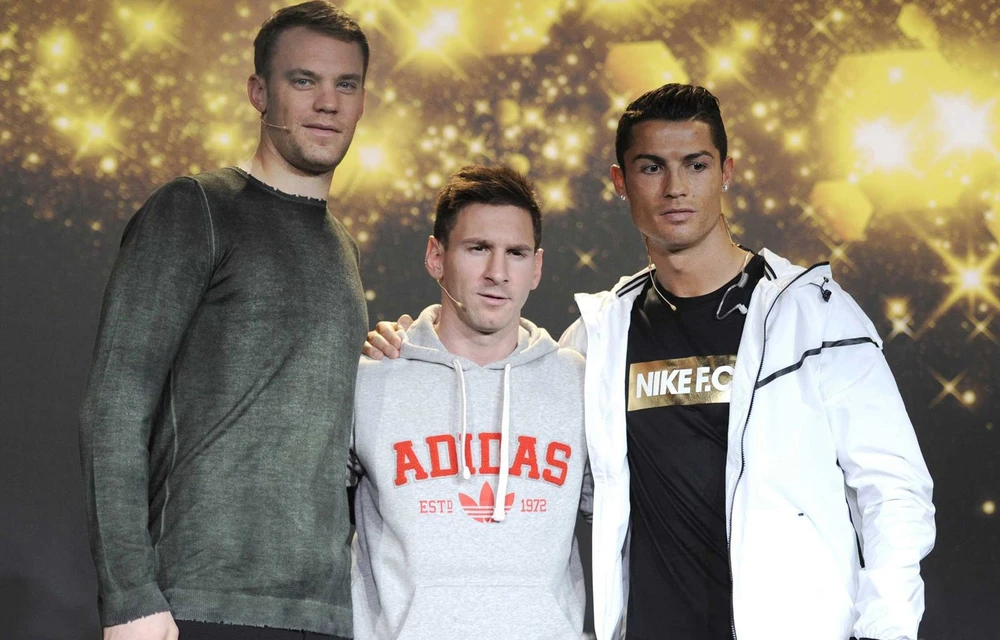 siêu sao Messi và Ronaldo