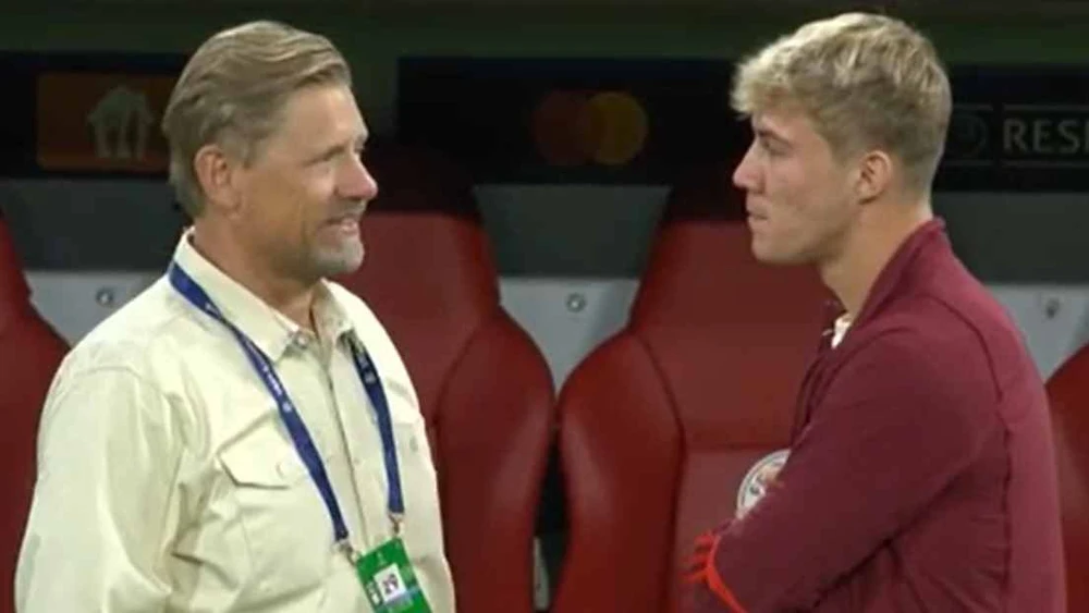 tiền đạo Rasmus Hojlund