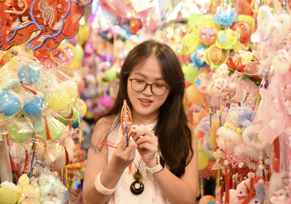 Phố lồng đèn, phường Chợ Lớn, Tết trung thu