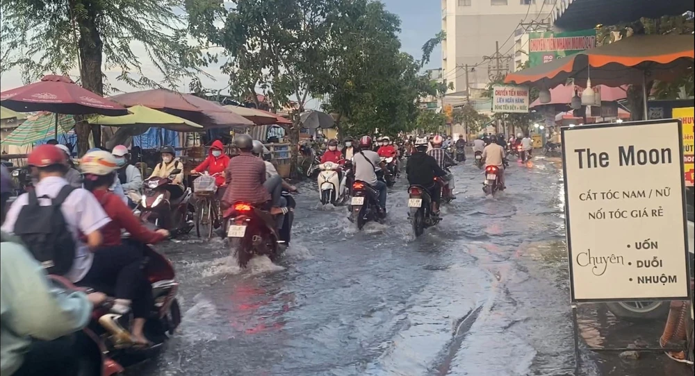 triều cường dâng cao