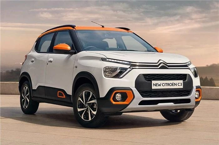 Citroen C3 ra mắt với giá gần 180 triệu đồng tại Ấn Độ. Ảnh: Autocarindia.