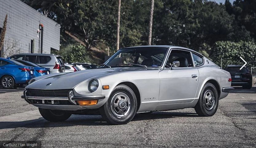 Datsun 240Z là chiếc xe được đánh giá có kiểu dáng đẹp nhất từ trước tới nay. Ảnh: Barbuzz.