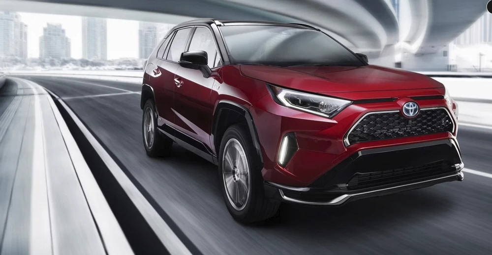 Toyota RAV4 Prime. Ảnh: Hotcars. Toyota RAV4 Prime. Ảnh: Hotcars.