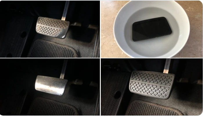 Hình ảnh một số bàn đạp đã bị mòn. Ảnh: Motorbiscuit.