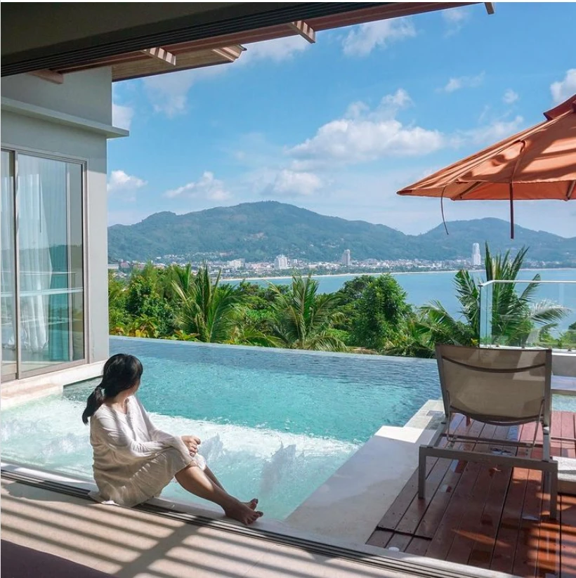 Bể bơi ngoài trời của khu nghỉ dưỡng & Spa Kalima, Phuket. Ảnh: Thetravel. Bể bơi ngoài trời của khu nghỉ dưỡng & Spa Kalima, Phuket. Ảnh: Thetravel.