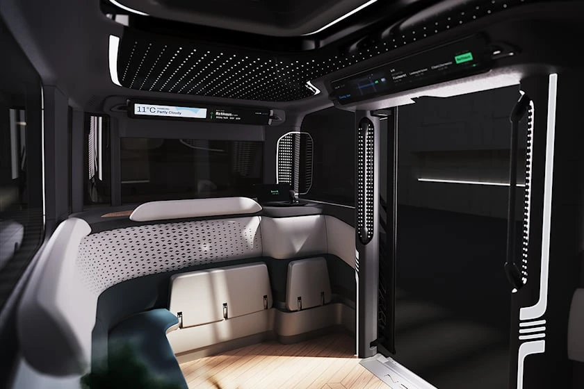 Xe buýt điện sẽ được sản xuất ở Mỹ vào cuối năm 2025. Ảnh: Carbuzz.