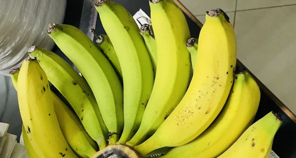 Chuối chín và xanh là nguồn cung cấp kali, chất xơ và vitamin A và C tuyệt vời. Ảnh: PHƯƠNG LÊ.