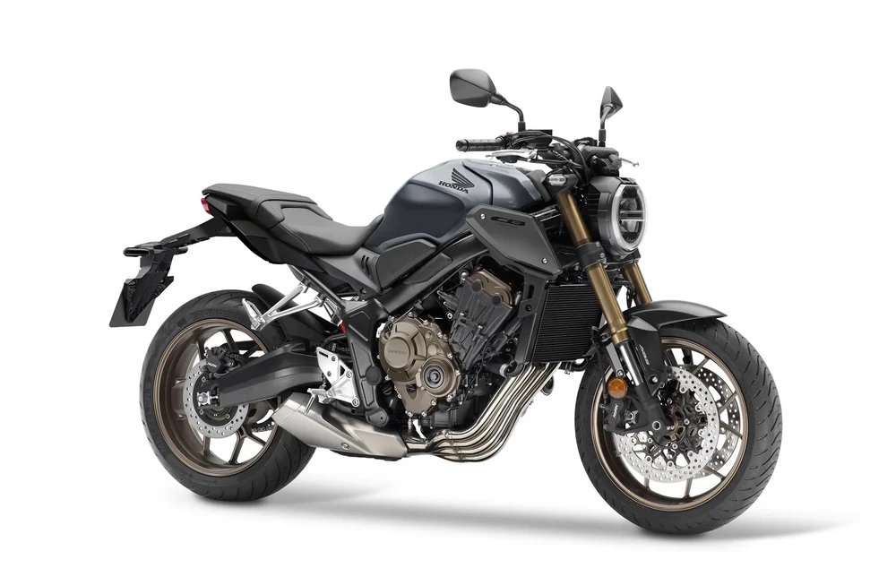 CB650R 2023 hiện đã có mặt tại các đại lý với màu sơn Matte Grey Metallic với giá 9.399 USD. Ảnh: Hotcars.