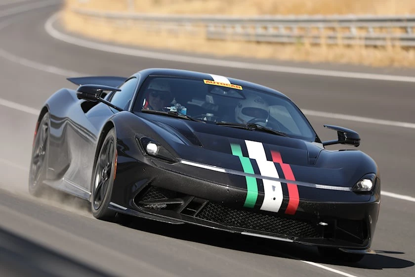 Pininfarina có pin 120 kWh. Ảnh: Carbuzz. Pininfarina có pin 120 kWh. Ảnh: Carbuzz.