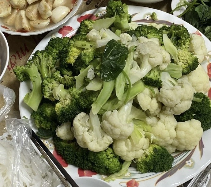 Bông cải xanh chứa một lượng lớn vitamin. Ảnh: PHƯƠNG LÊ.