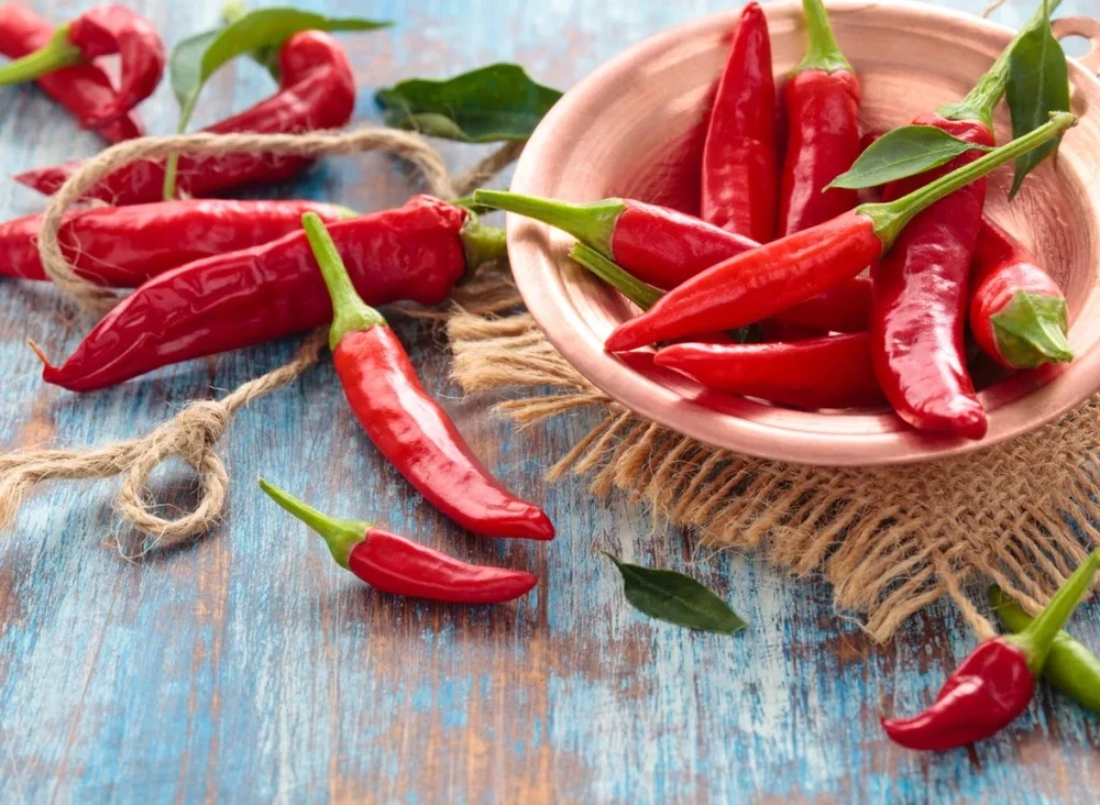 Ớt cay cũng hỗ trợ quá trình giảm cân. Ảnh: Shutterstock.