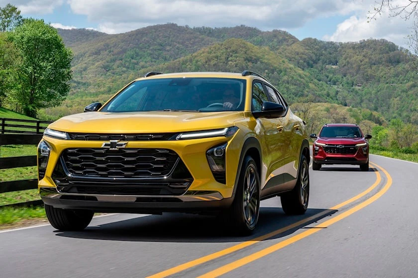 Chevrolet Trax 2023 có giá 480 triệu đồng. Ảnh: Carbuzz.