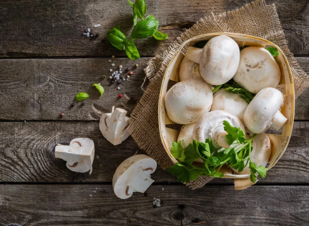 Nấm là nguồn cung cấp ergothioneine-là một axit amin có chức năng như một chất chống oxy hóa. Ảnh: Shutterstock.