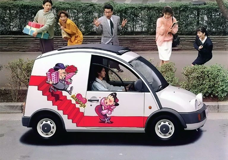 Độc đáo chiếc xe tải của Nissan lấy cảm hứng thiết kế từ ốc sên.Ảnh: Motobiscuit.