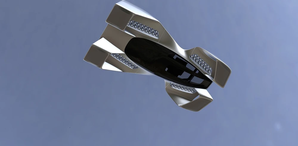 Chiếc xe bay vừa sang trọng vừa mạnh mẽ. Ảnh: Autoevolution.