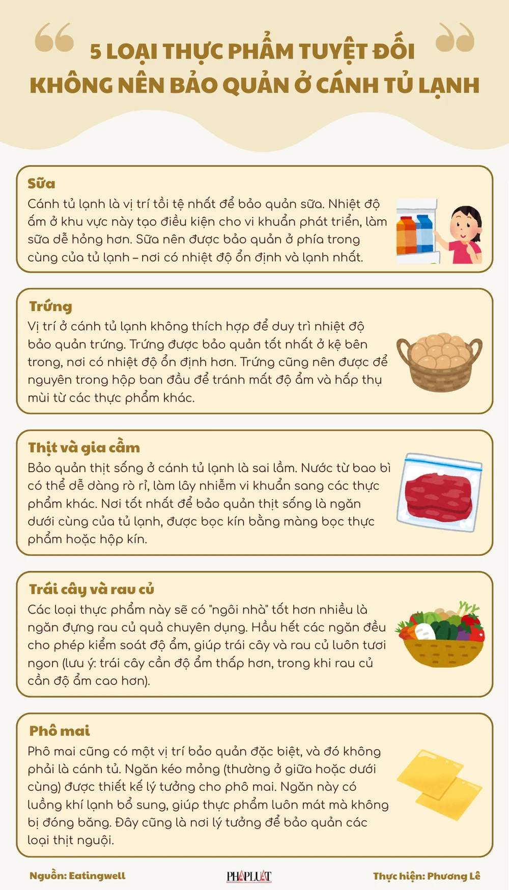 5 loại thực phẩm tuyệt đối không nên bảo quản ở cánh tủ lạnh.png